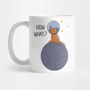 Cat in the moon t-shirt Mug